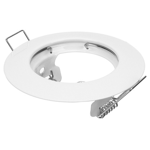 White recessed lighting trim - white,