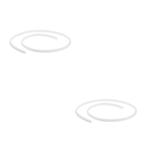 2pcs white pvc led strip - white,