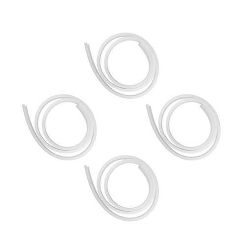 Flexible white pvc - pvc, strip