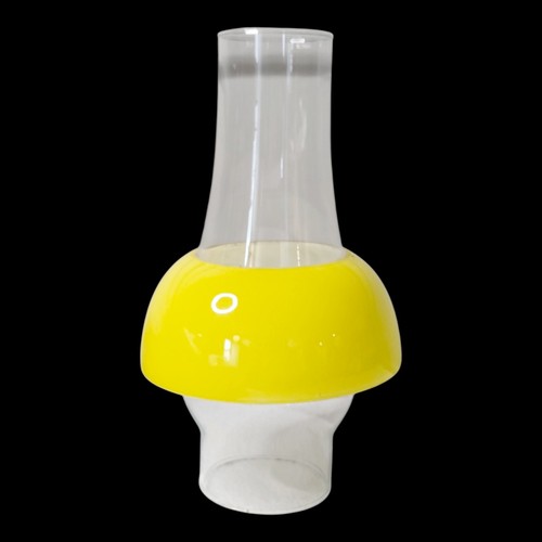 Yellow cased glass oil - yellow,
